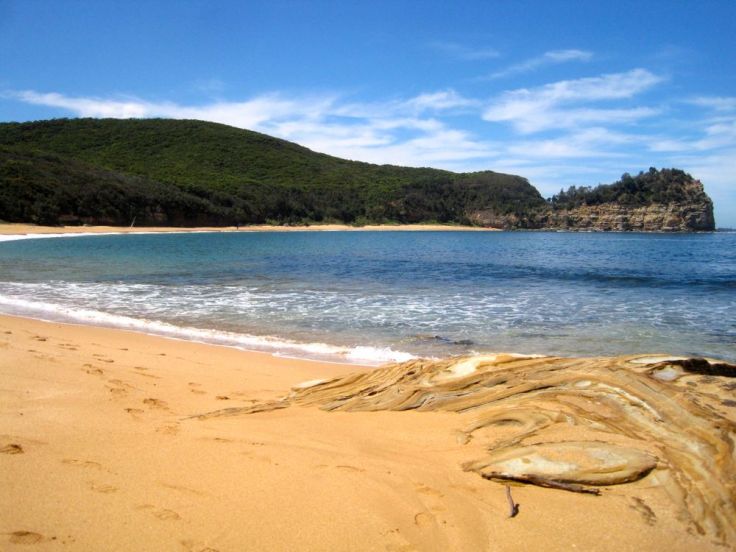 Maitland Bay, named after the shipwrecked Maitland